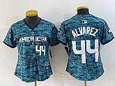 Women's Houston Astros #44 Yordan Alvarez Teal 2023 All Star Cool Base Stitched Baseball Jersey,baseball caps,new era cap wholesale,wholesale hats